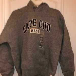 Steel Grey Boy's Cape Cod Hooded Sweatshirt